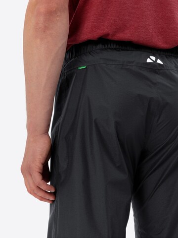 VAUDE Tapered Outdoor trousers 'Scopi' in Black
