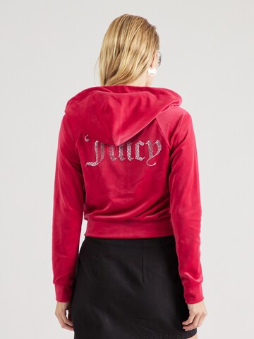 Juicy Couture Кофта на молнии 'MADISON' в Ярко-розовый