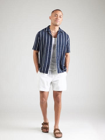 QS Comfort Fit Košeľa - Modrá