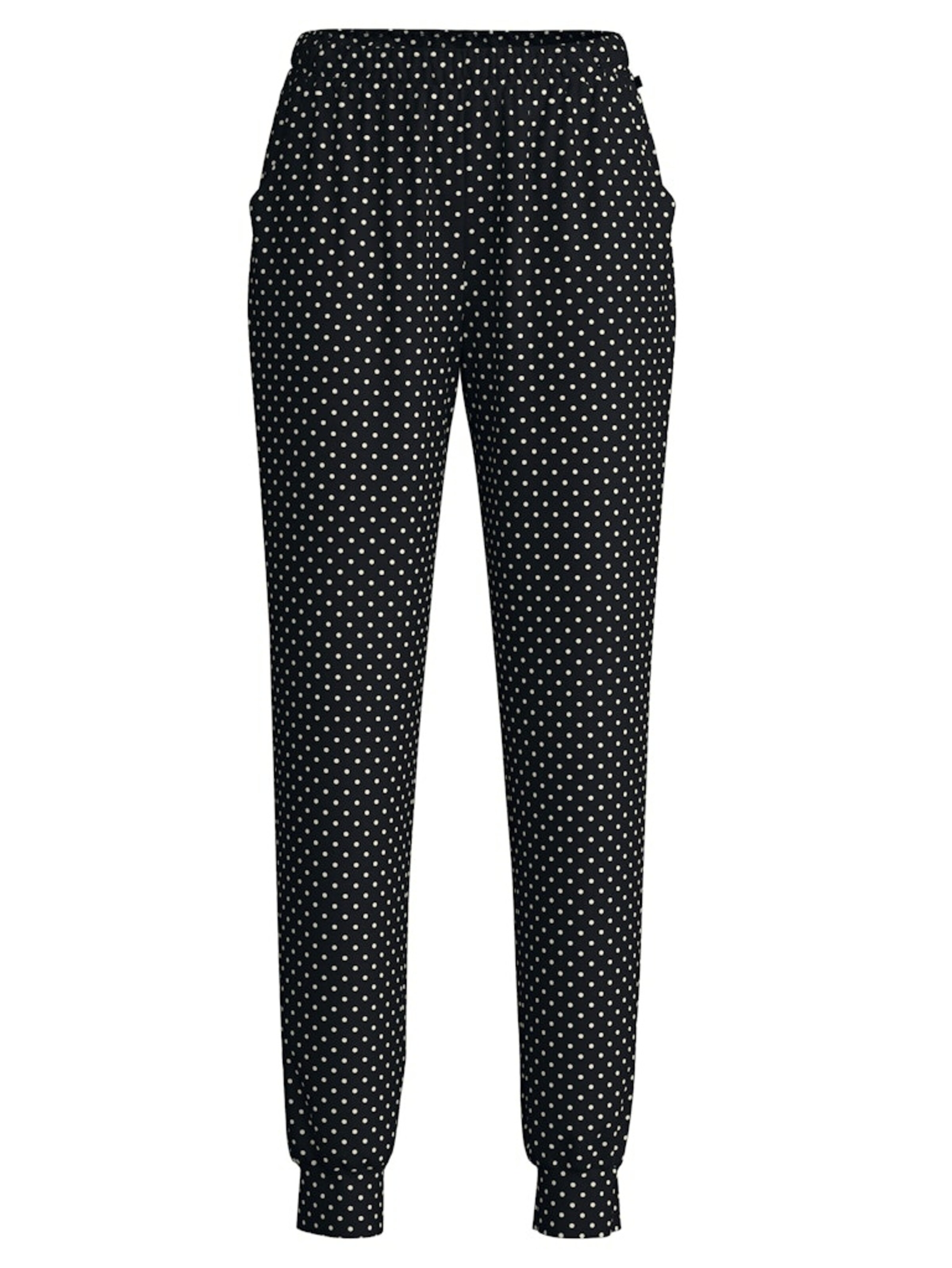 CALIDA Regular Pants in Black: front
