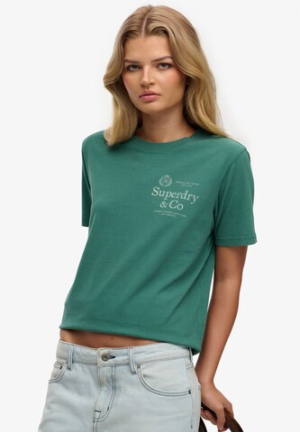 Superdry & Co Shirt in Green: front