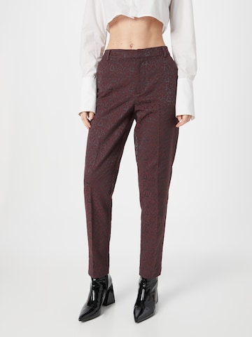 raudona SCOTCH & SODA Prigludęs Kelnės su kantu 'Lowry': priekis