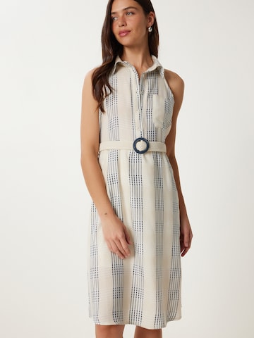 Happiness İstanbul Šaty - Biela: predná strana