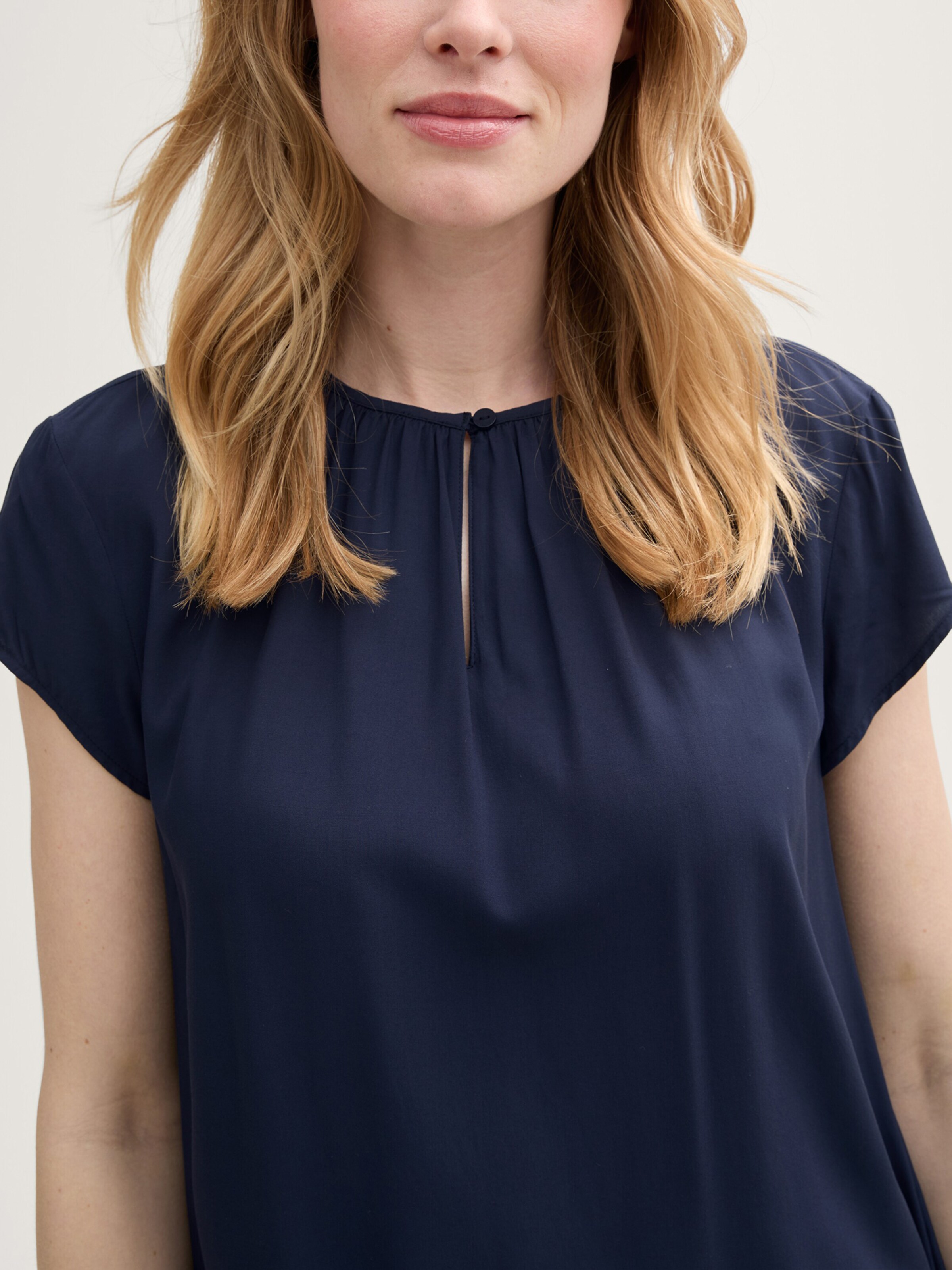 Chemisier TOM TAILOR en bleu