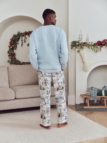 Next Pyjama lang in Blauw