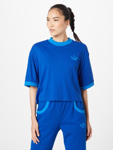 ADIDAS ORIGINALS Тениска 'Adicolor 70S ' в синьо: отпред