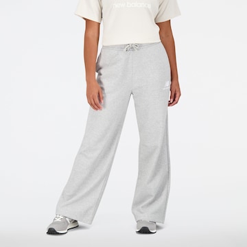 new balance Wide leg Pants in Grey: front