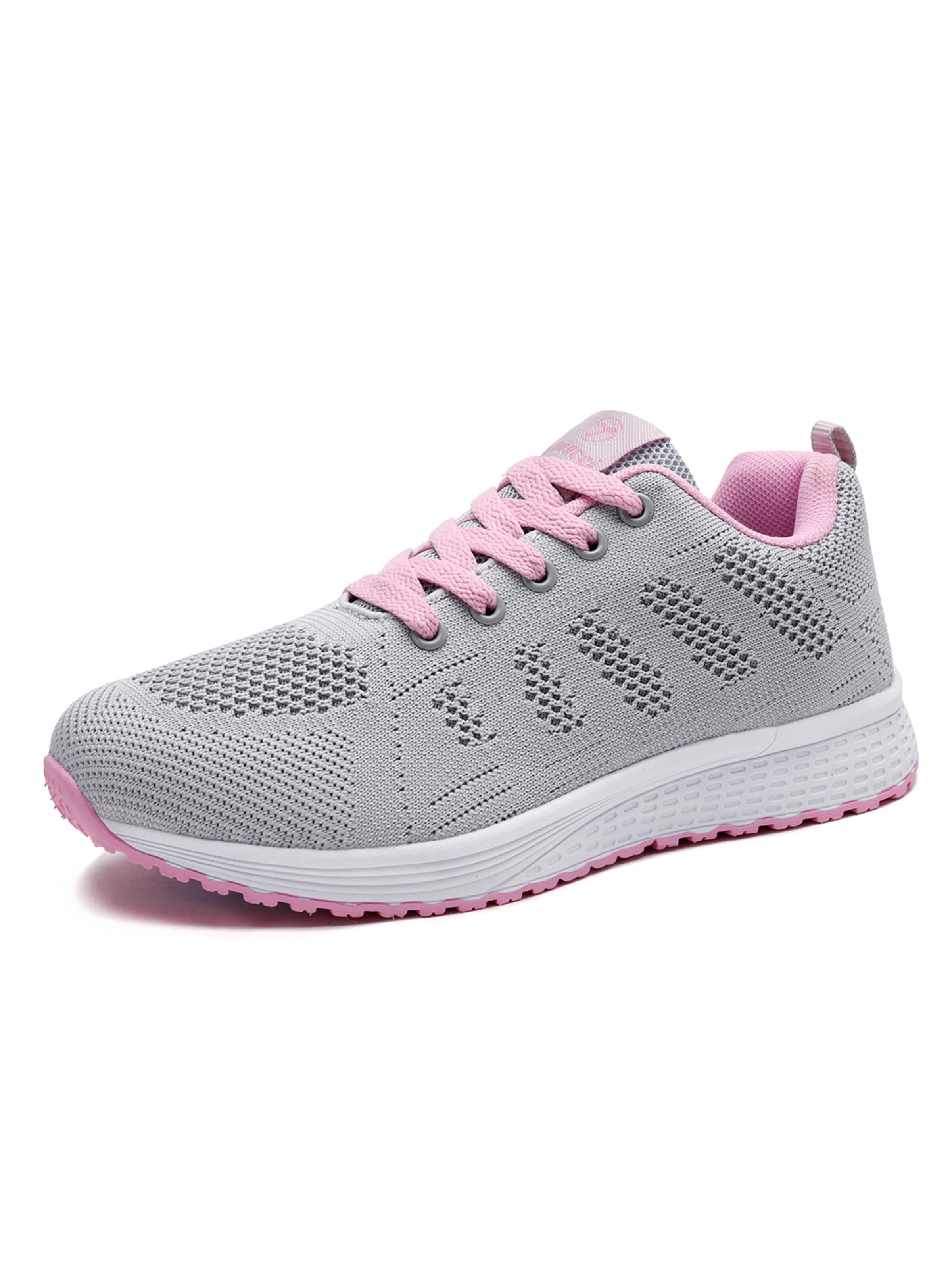 Youecci Sneakers 'A08 dense net flying woven shoes customized' in Grey: front
