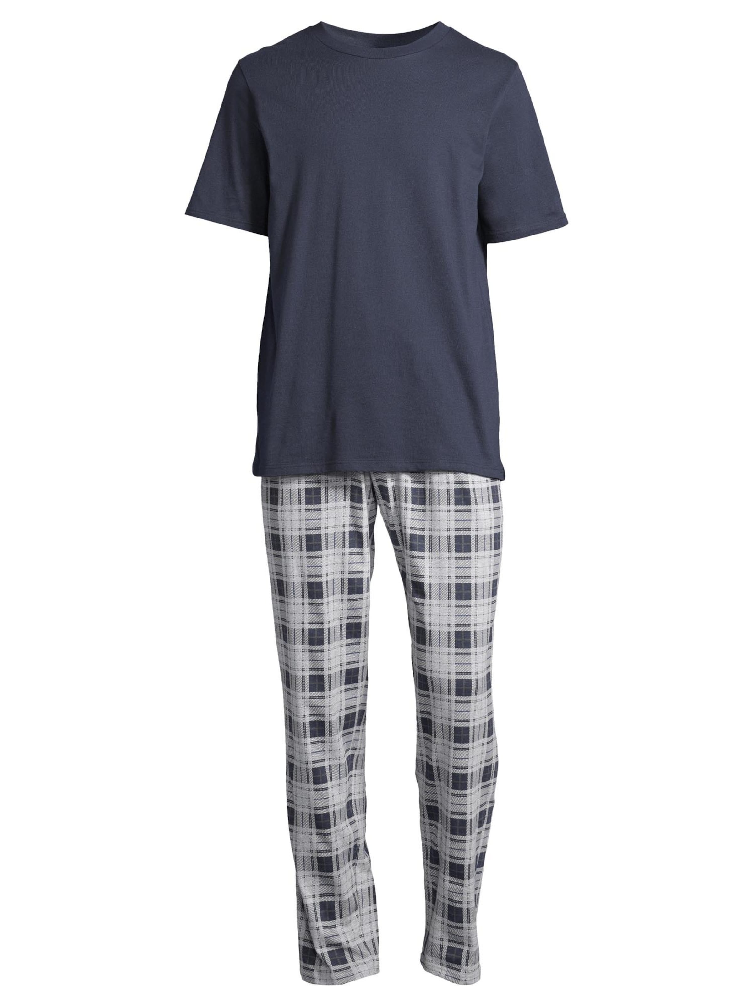 SCHIESSER Short Pajamas 'Night & Home' in Grey: front