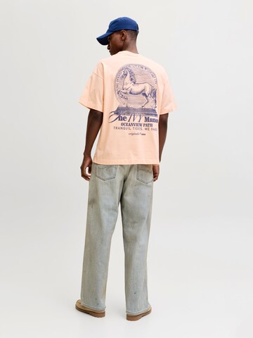 oranžinė JACK & JONES Marškinėliai 'JORMAINE'