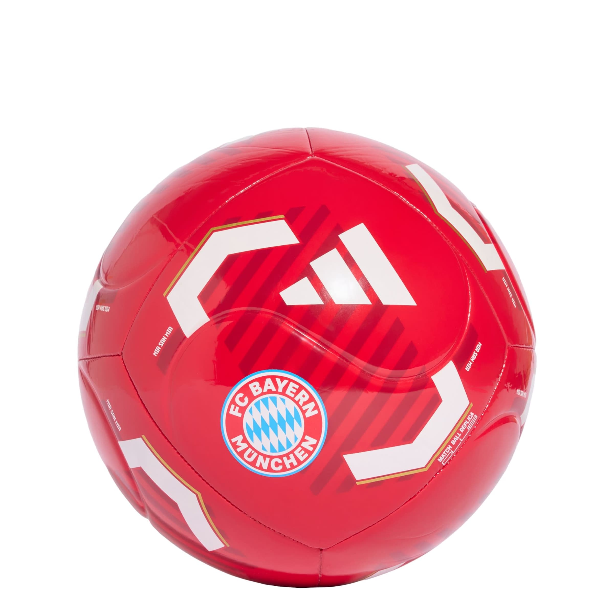 ADIDAS PERFORMANCE Balle 'FC Bayern München Heimspiel Club' en 5 en bleu clair / rouge / blanc, Vue avec produit