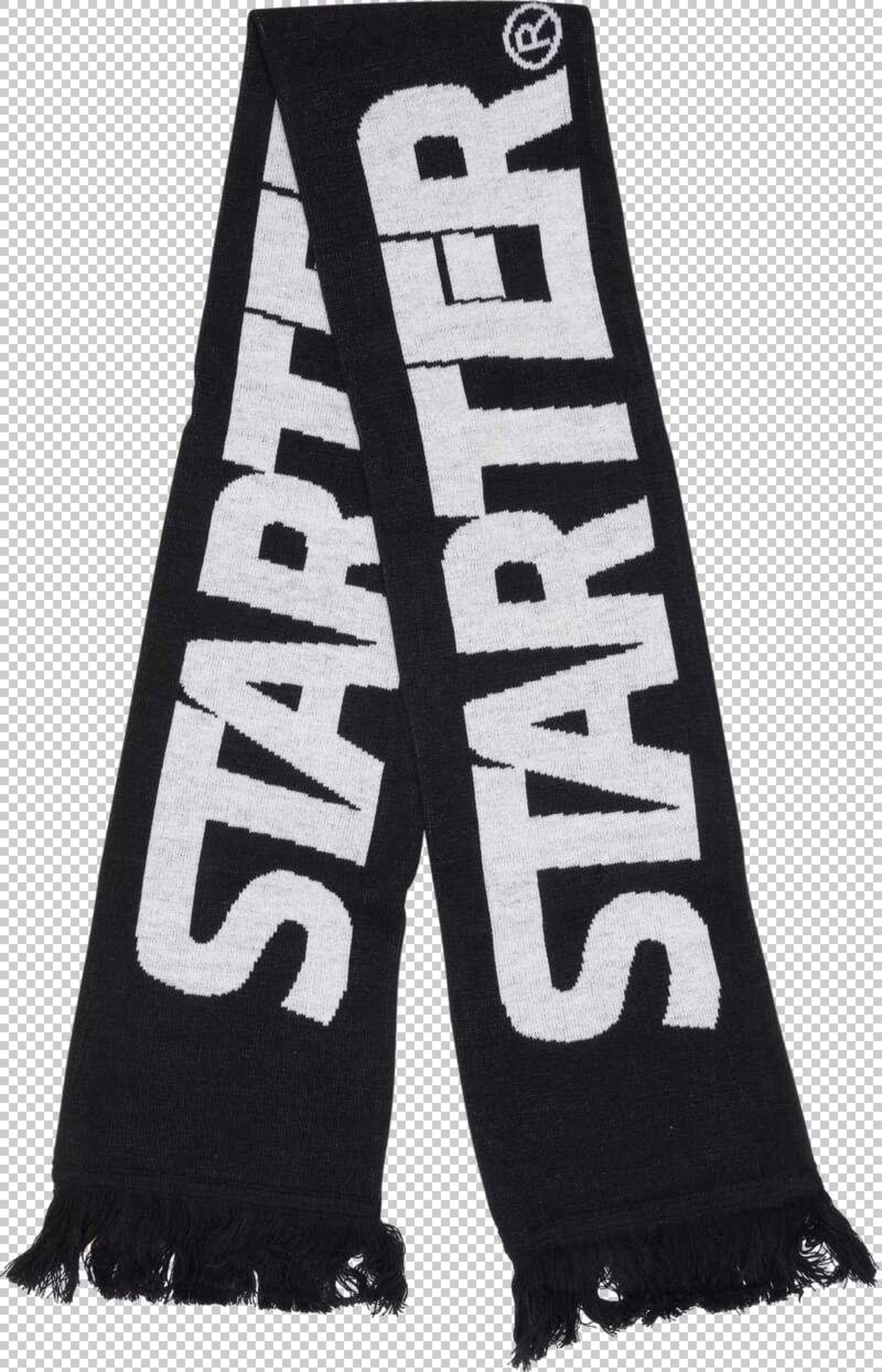 Starter Black Label Sál 'Supporter' - fekete: elől