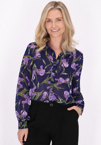 Usha Blouse in Gemengde kleuren: voorkant