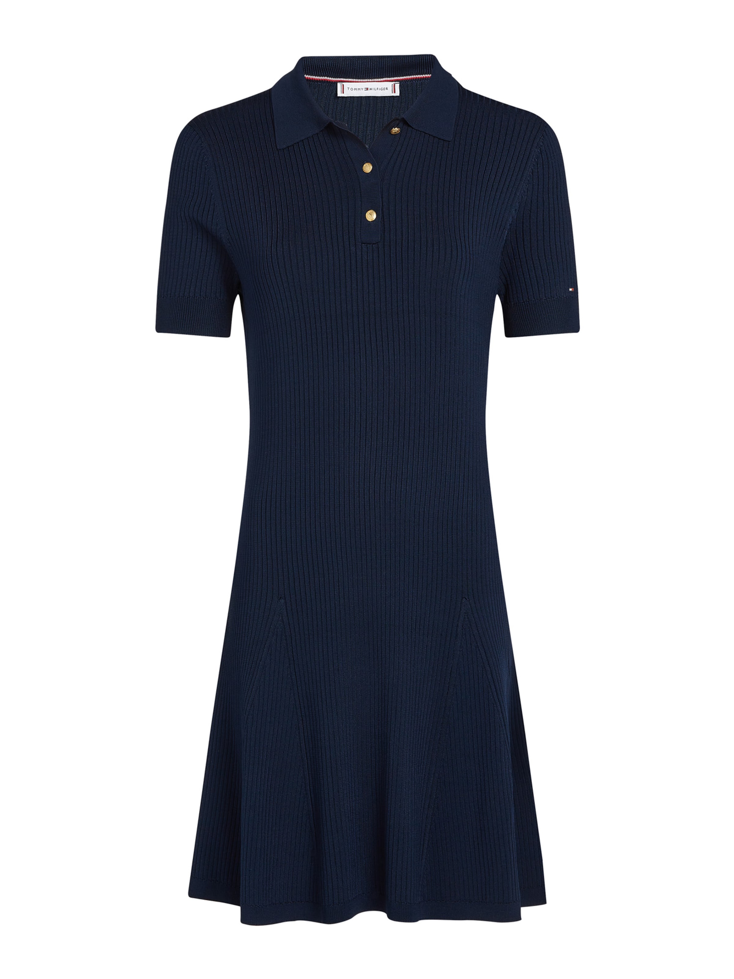 TOMMY HILFIGER Úpletové šaty – modrá: přední strana