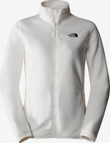 THE NORTH FACE Athletic Fleece Jacket '100 GLACIER' in White: front