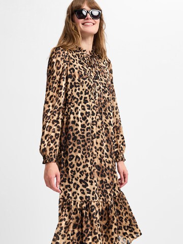 Marie Lund Shirt Dress in Brown