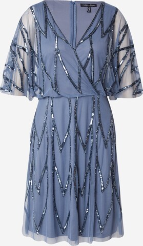 Robe Papell Studio en bleu : devant