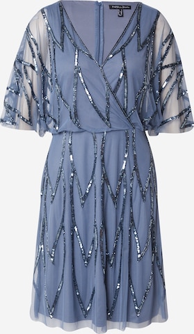 Papell Studio Dress in Blue: front