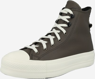 CONVERSE Baskets hautes 'CHUCK TAYLOR ALL STAR LIFT' en taupe / blanc, Vue avec produit