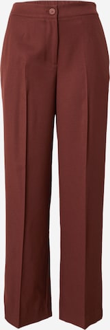 Loosefit Pantalon à plis 'Homer' modström en marron : devant