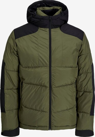 JACK & JONES Chaqueta de invierno 'Otis' en oliva / negro, Vista del producto