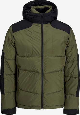 JACK & JONES - Casaco de inverno 'Otis' em verde: frente