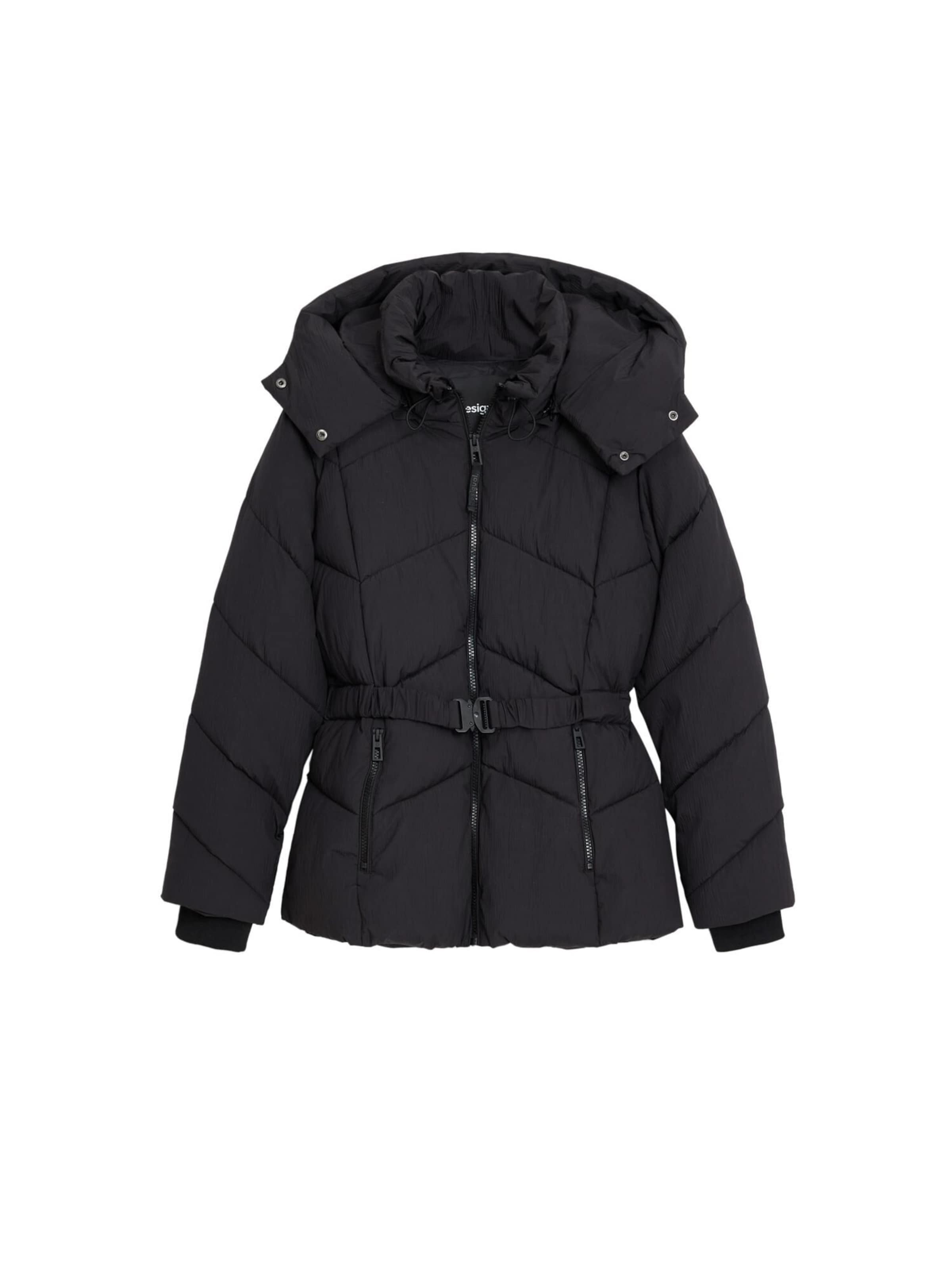 Desigual Zimná bunda - Čierna: predná strana