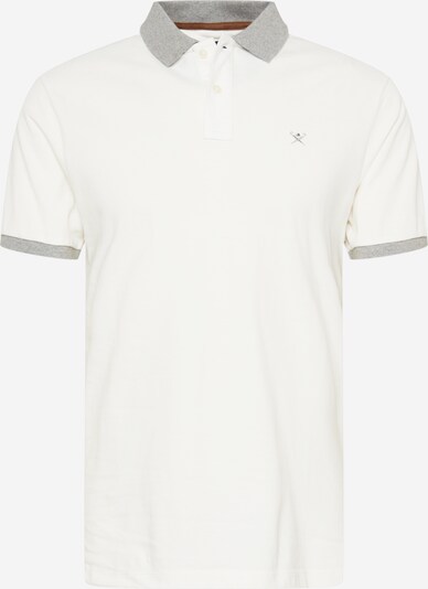 Hackett London Poloshirt 'MARL' w kolorze nakrapiany szary / białym, Podgląd produktu