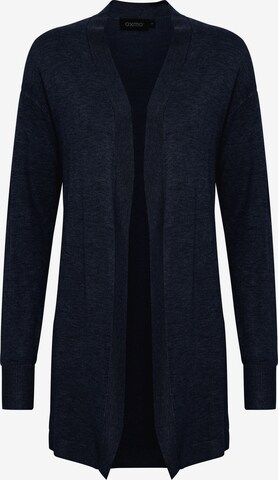 Oxmo Knit Cardigan 'Kat' in Blue: front