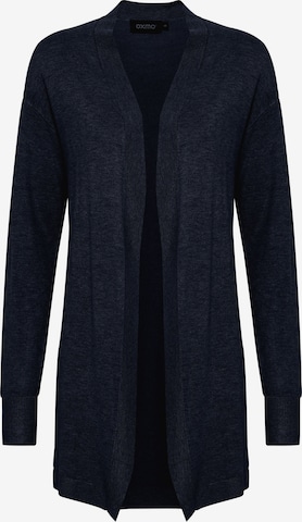 Oxmo Knit Cardigan 'Kat' in Blue: front