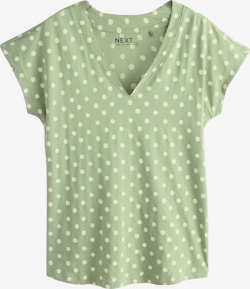 Next T-Shirt in Grün: Vorderseite