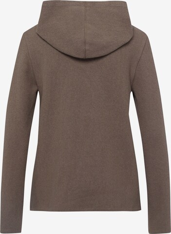 Hanro Sweatshirt ' Easywear ' in Braun