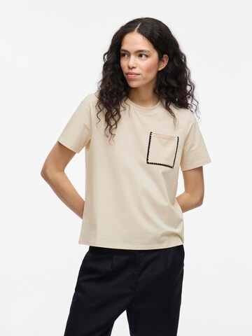 VILA Shirt 'VIAlbia' in Beige: front