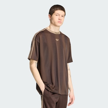 ADIDAS ORIGINALS - Camiseta 'Adicolor' en marrón: frente