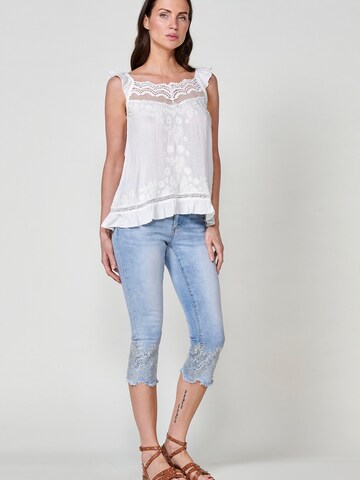 KOROSHI Bluse in Weiß