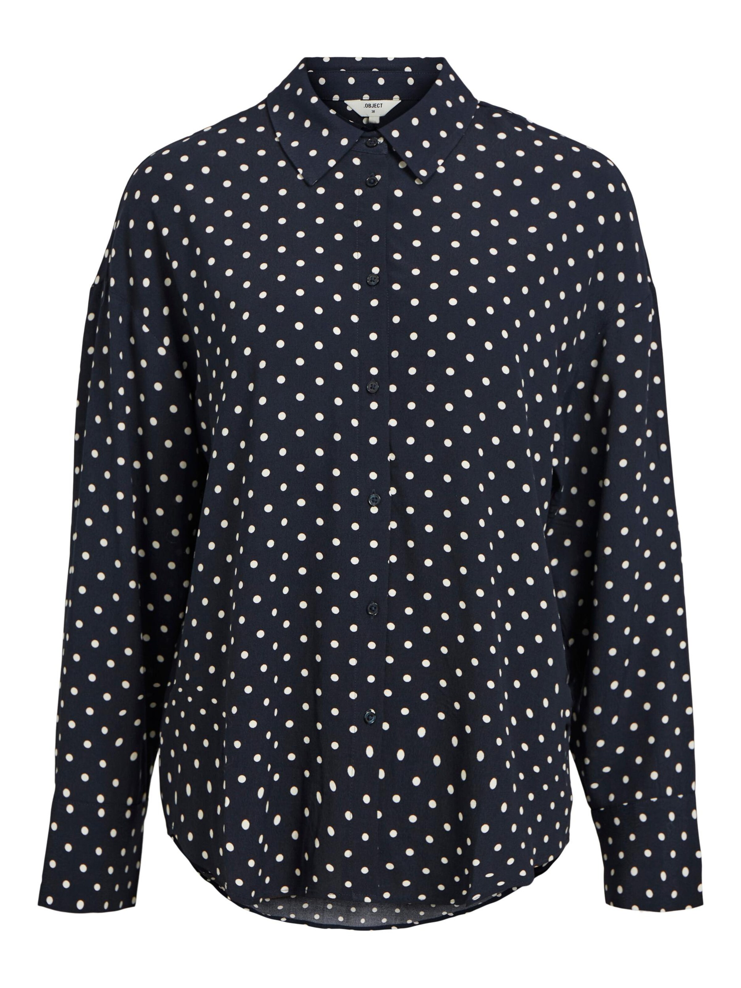 OBJECT Blouse 'OLLI' in Blue: front