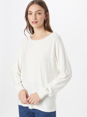 Pull-over COMMA en blanc : devant