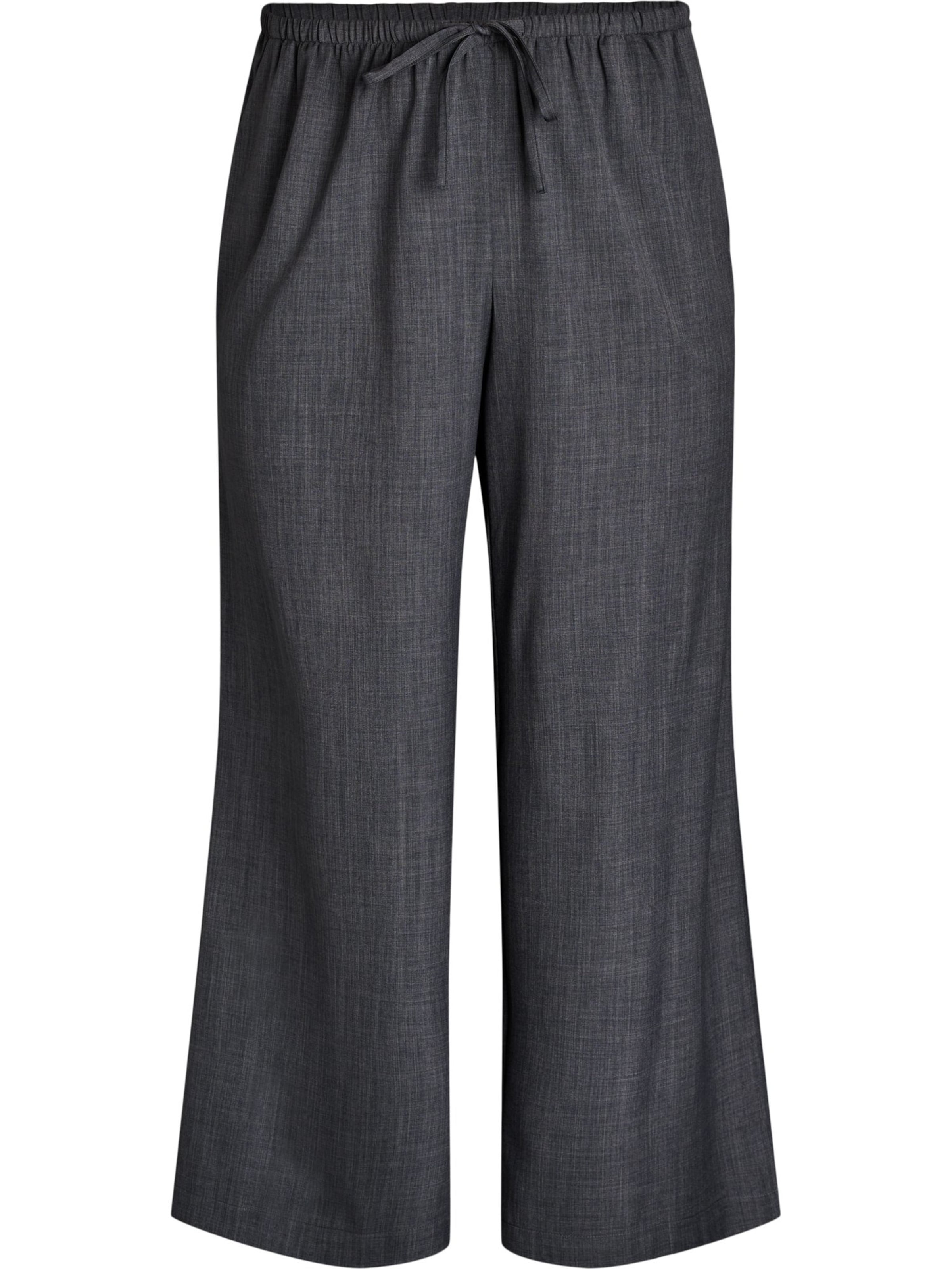 Zizzi Pantalon 'Vina' en graphite, Vue avec produit