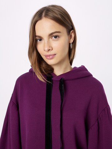 LEVI'S ® Sweatshirt 'Akane Rusched Hoodie' in Purple