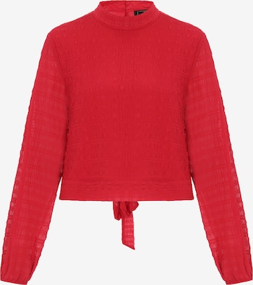 faina - Blusa en rojo: frente