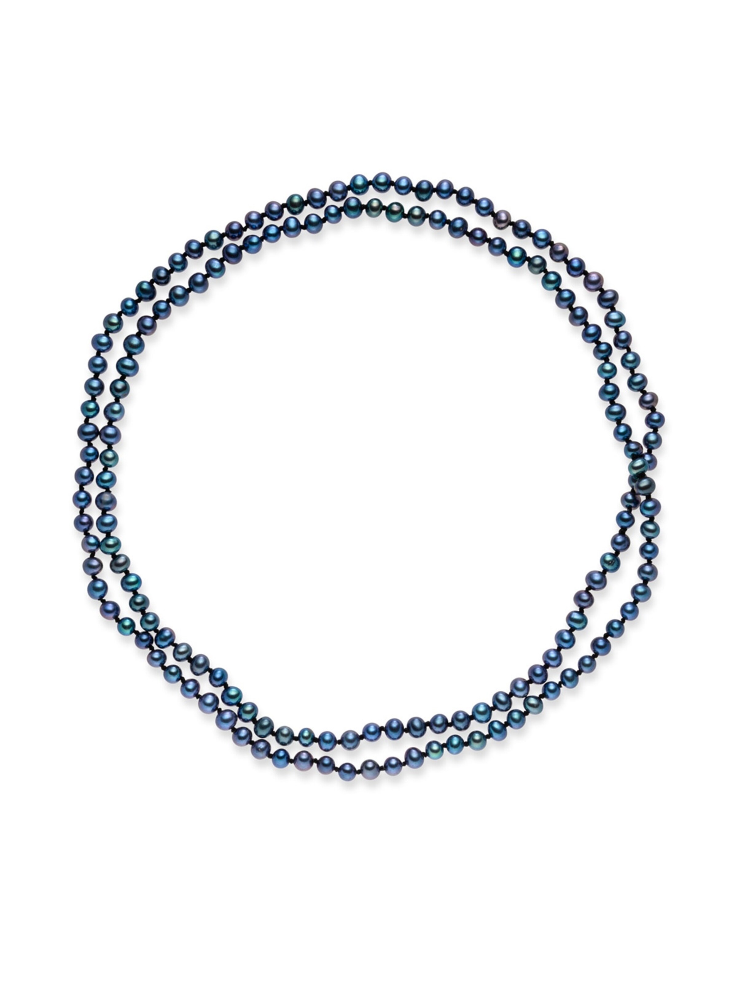 Lulu & Jane Kette in blau, Produktansicht