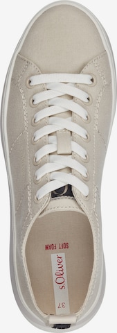 s.Oliver Sneakers laag in Beige