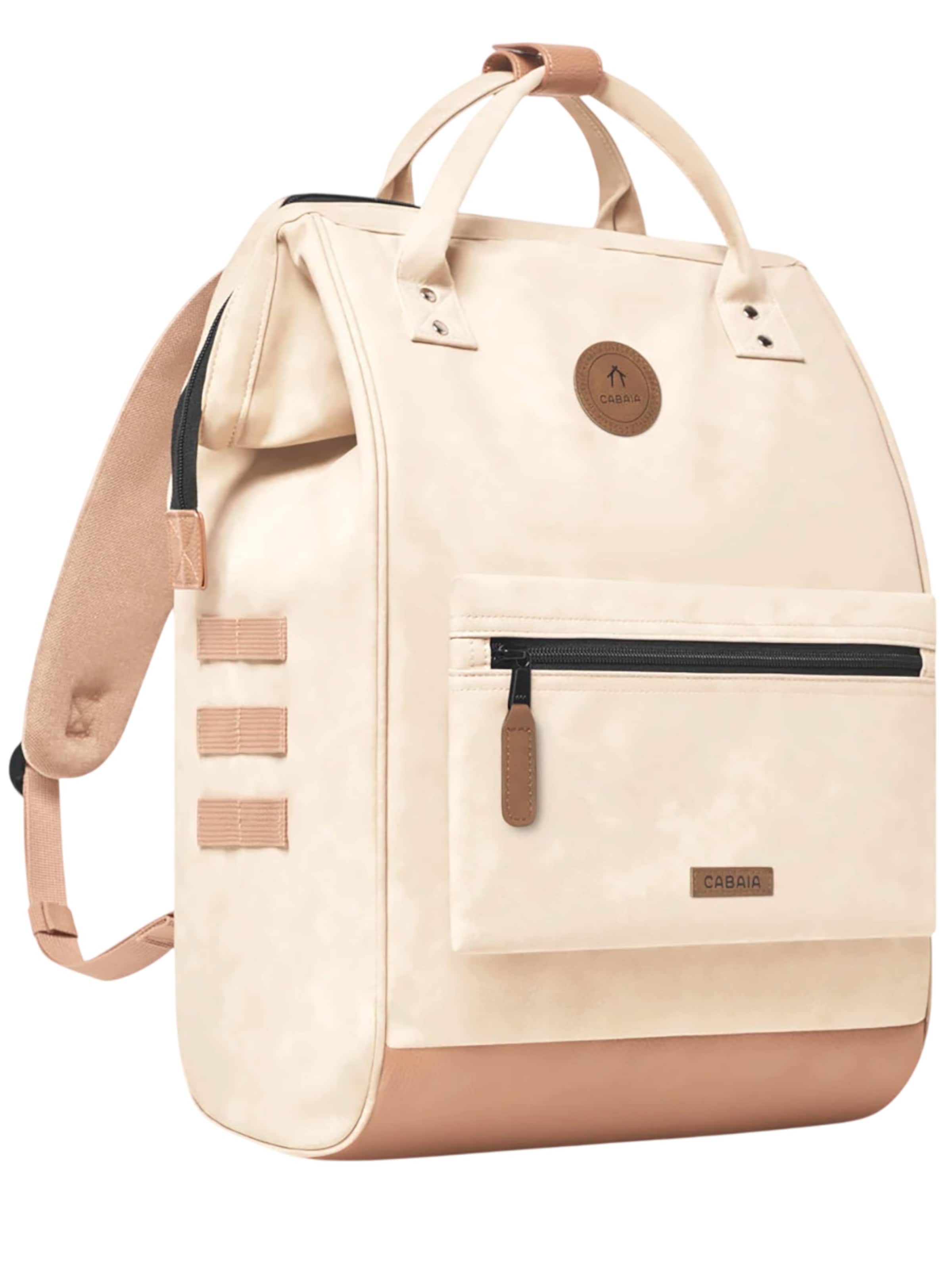 Cabaia Backpack 'Large Andenne' in Beige