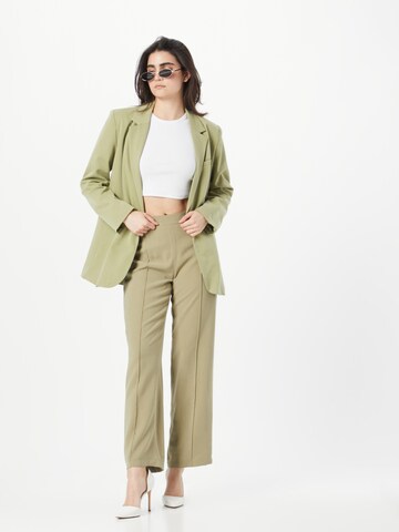 COMMA Loose fit Trousers with creases in Green