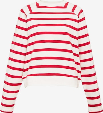 Mavi Свитшот 'Crew Neck' в Красный: спереди