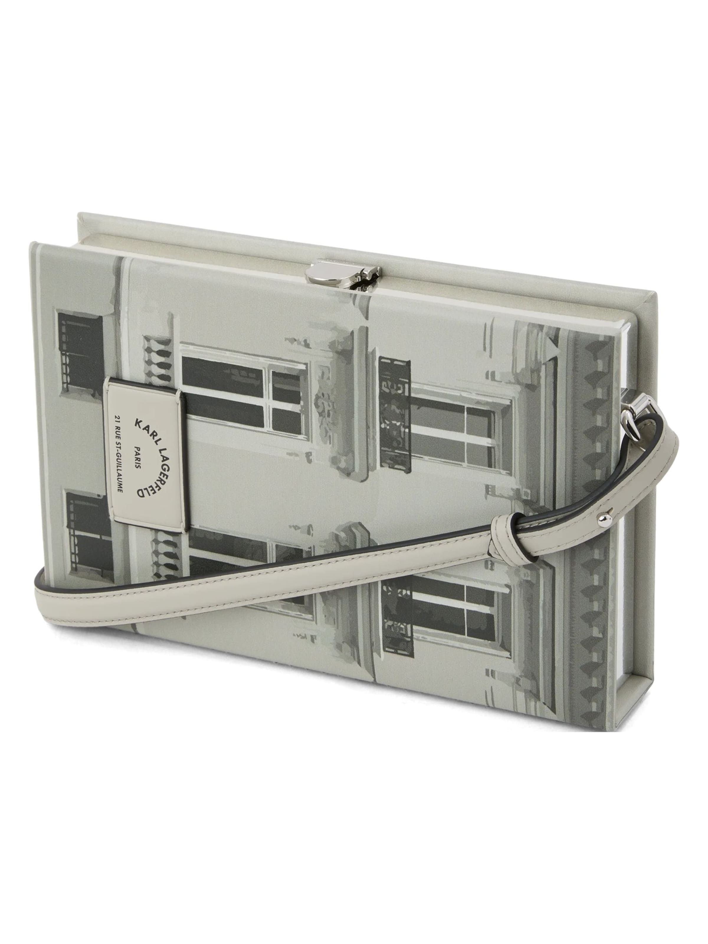 Pochette Karl Lagerfeld en gris