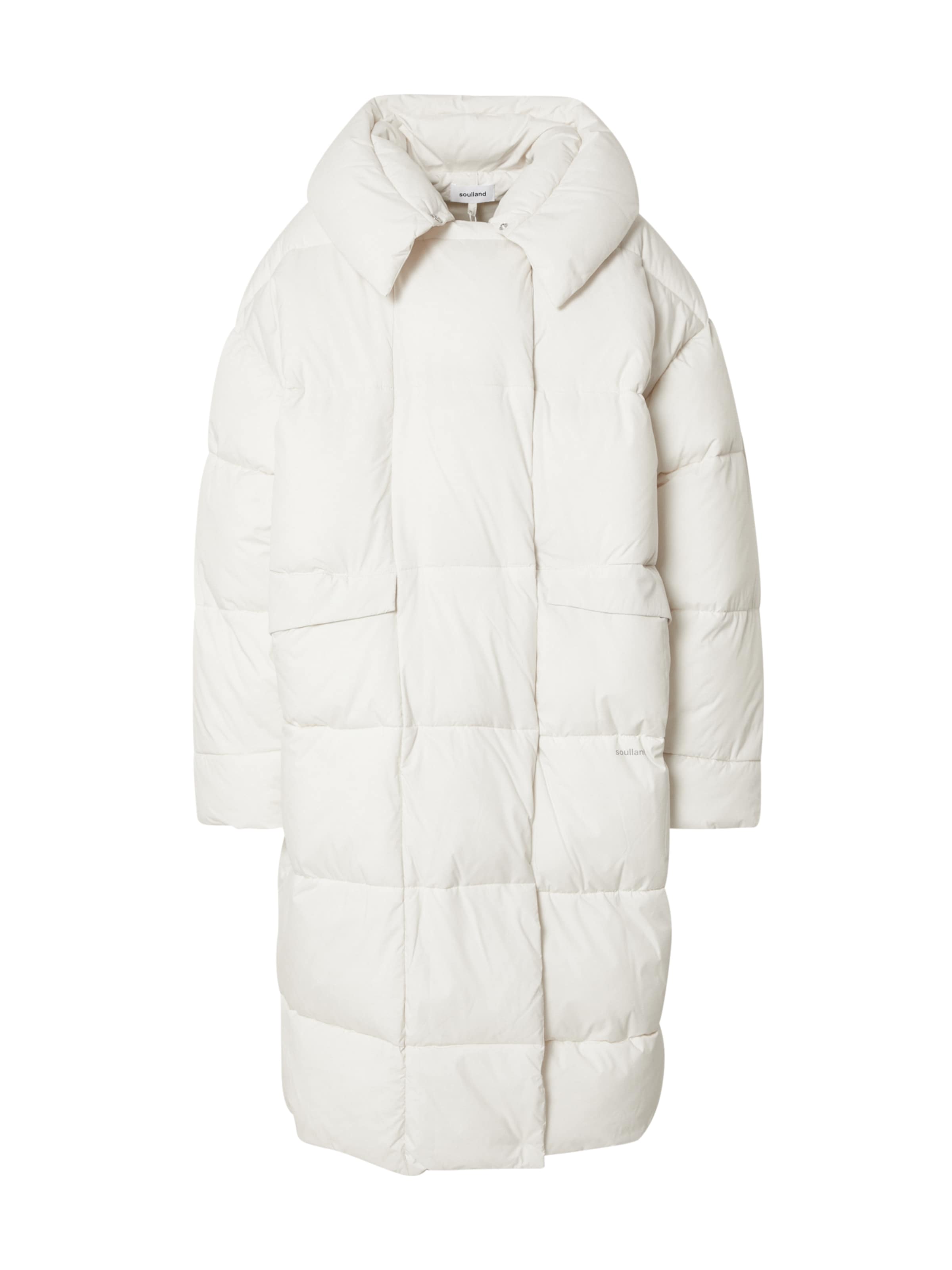 Soulland Зимнее пальто 'Olga' в Белый: спереди