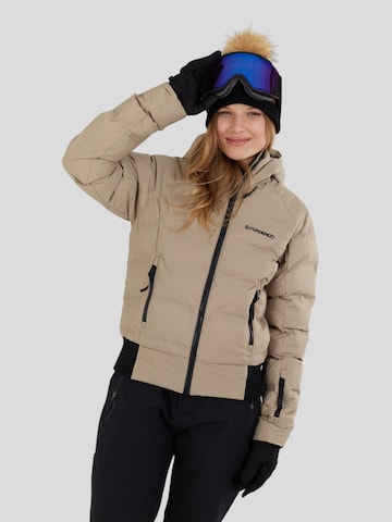 Fundango Winterjacke 'Zina Padded ' in Beige: Vorderseite