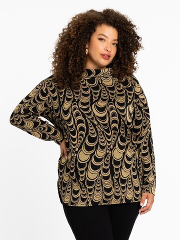 YOEK Tunic in Brown: front