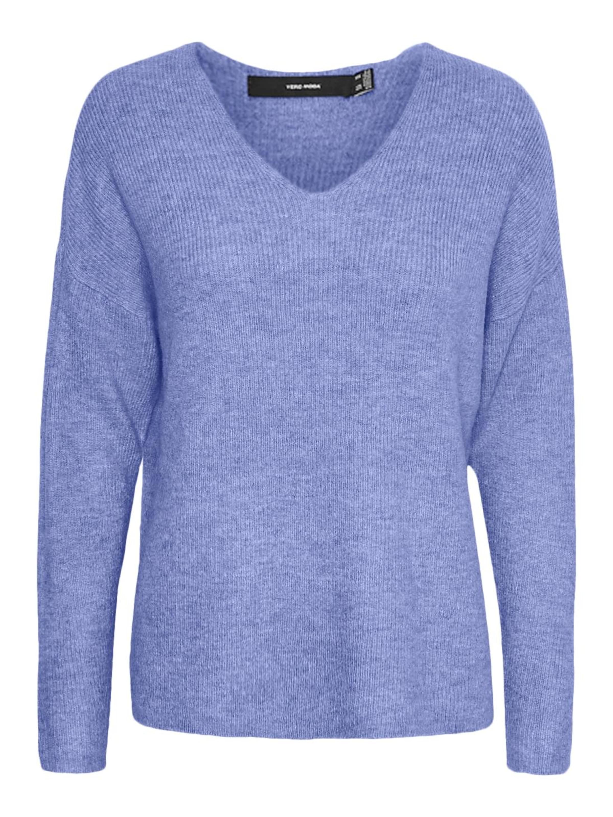 Pull-over 'VMcrewlefile' VERO MODA en bleu : devant